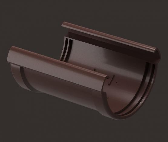 Соединитель Желоба Docke Lux ПВХ - Шоколад купить в Аксае