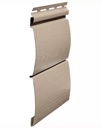 Виниловый сайдинг fineber (файнбер) - серия blockhouse (блокхаус) "бревно", сандал купить в Аксае