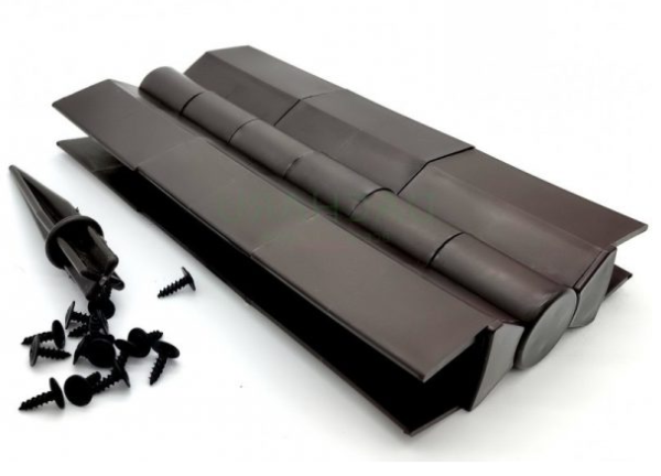 Угловой (стыковочный) шарнир для грядкок ДПК 225мм чёрный купить в Аксае