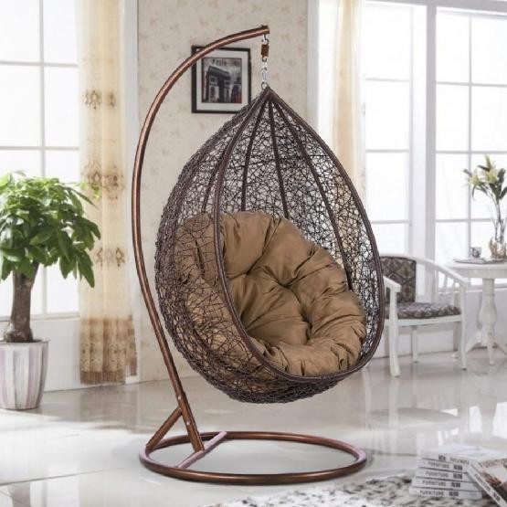 Кресло Подвесное из искусственного ротанга AFM-219A Brown купить в Аксае