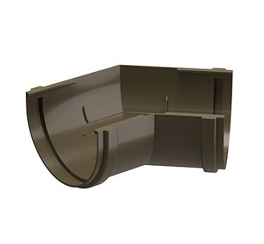 Угол желоба 135˚ Docke Premium ПВХ - Каштан купить в Аксае