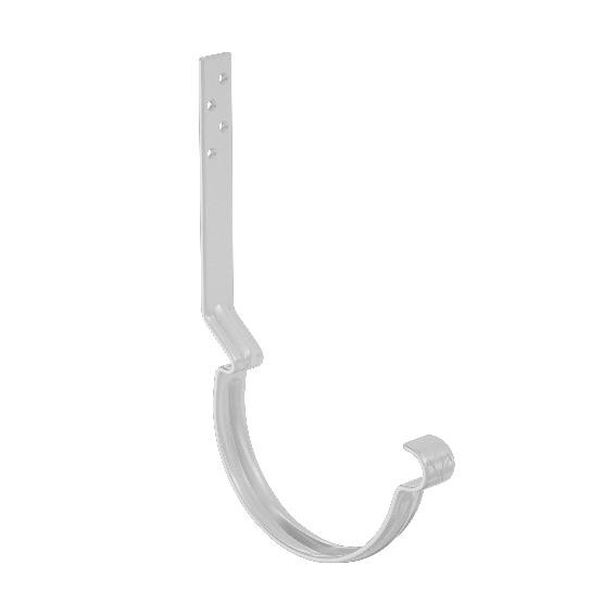 Водосток Aquasistem, система 125x90 - Крюк крепления желоба длинный RR 20 Белый купить в Аксае