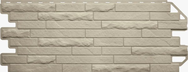 Фасадная панель Цокольный сайдинг Альта-профиль Кирпич-Антик ЭКО Кремовый купить в Аксае