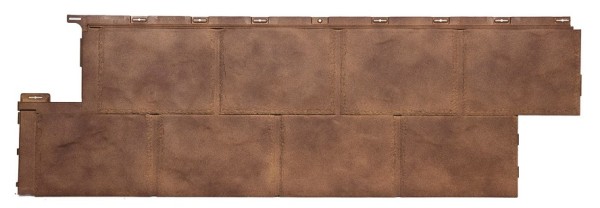 Фасадная панель T-Сайдинг Ладога ЭКО-2 - ОРЕХ купить в Аксае