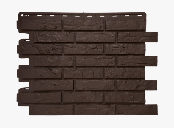 Фасадная панель Альта-Профиль Кирпич Рижский ЭКО Коричневый купить в Аксае