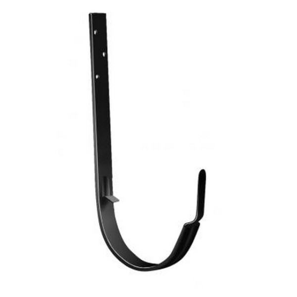 Водосток Grand Line 125x90 – Кронштейн длинный RAL 9005 купить в Аксае