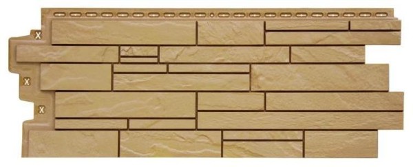 Фасадная панель Grand Line Скала Стандарт песочная купить в Аксае