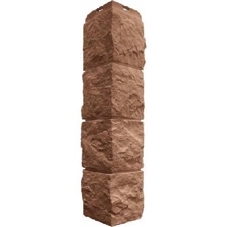 Угол наружный Альта-Профиль Туф ЭКО Терракотовый купить в Аксае