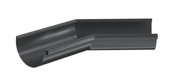 Водосток Aquasistem, система 150x100 - Угол желоба,внутренний 135° RR 23 Маренго купить в Аксае