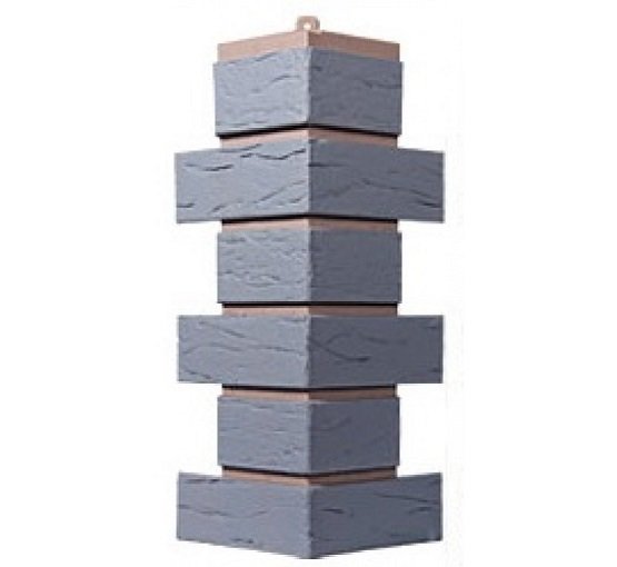 Угол T-Сайдинг-Кирпич Саман Серый купить в Аксае