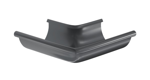 Водосток Aquasistem, система 150x100 - Угол желоба, наружный 90° RR 23 Маренго купить в Аксае