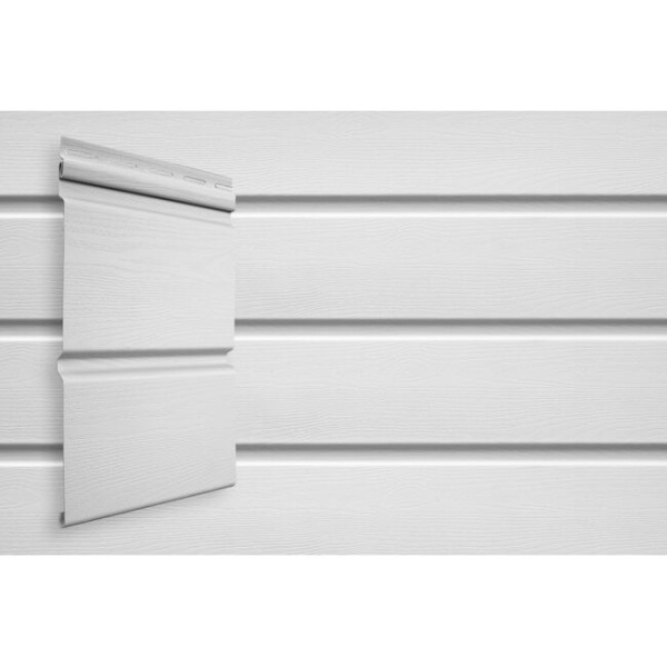 Виниловый сайдинг Grand Line Double-Брус Белый купить в Аксае