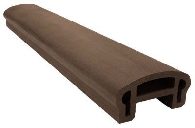 Перила вехнее фигурное Woodvex Select Темно - Коричневый купить в Аксае