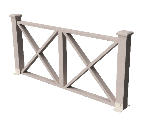 Ограждения декоративное ДПК GRINDERDECO Тауэр выбеленый дуб купить в Аксае