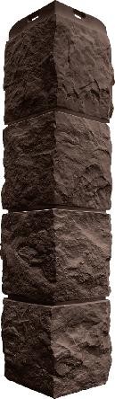 Угол наружный Альта-Профиль Туф ЭКО Коричневый купить в Аксае