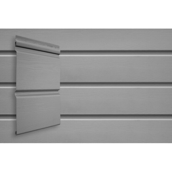 Виниловый сайдинг Grand Line Double-Брус Серый купить в Аксае