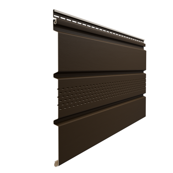 Софит Элит с центральной перфорацией Коричневый (темный дуб) купить в Аксае