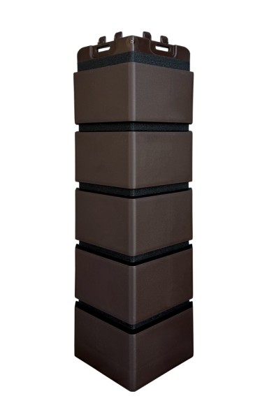 Угол Grand Line клинкерный кирпич ПРЕМИУМ Шоколадный (шов RAL 9005) купить в Аксае