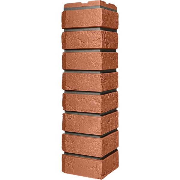 Угол наружный ДАЧНЫЙ Серия Баварский кирпич Терракотовый купить в Аксае