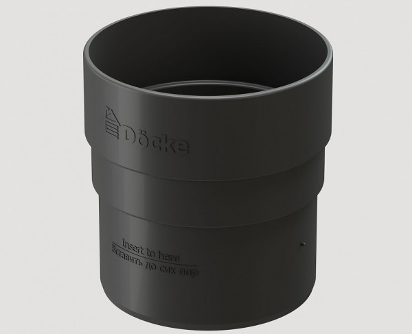 Муфта соединительная ПВХ Docke STANDART серый купить в Аксае