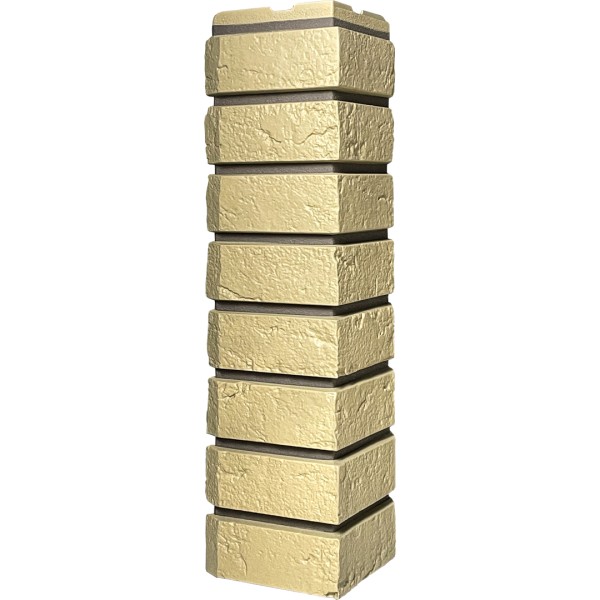 Угол наружный ДАЧНЫЙ Серия Баварский кирпич Песочный купить в Аксае