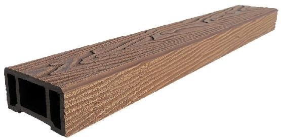 Перила ДПК 3D GardenParkett фактура дерева Светло-коричневый купить в Аксае