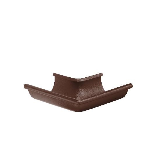 Водосток Aquasistem, Система 150/100 - Угол желоба, наружный 90° RAL 8017 Коричневый matt купить в Аксае