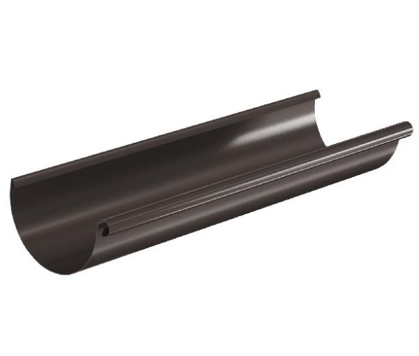 Водосток Aquasistem, система 125x90 - Водосточный желоб 3.00м RR 32 Тёмно-Коричневый купить в Аксае