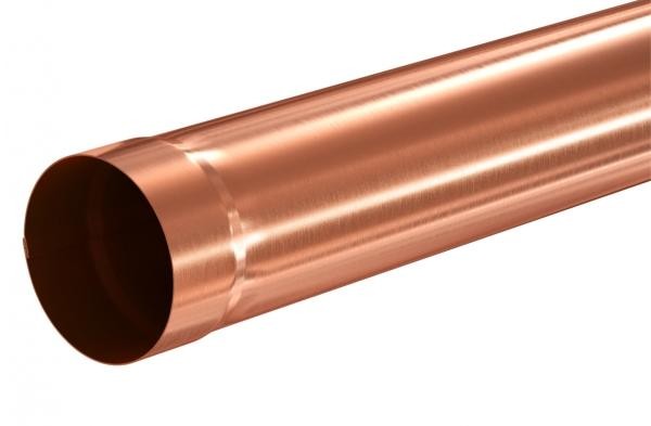 Водосток Aquasistem, система 150/100 - Соединительная труба 1 метр медная купить в Аксае