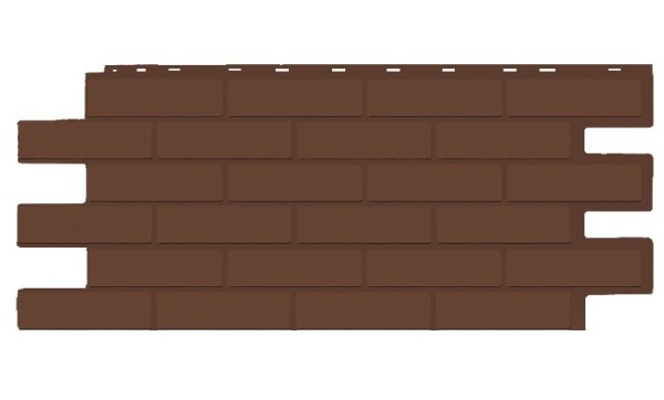 Фасадная панель T-Siding Кирпич Модерн Эко Браун купить в Аксае