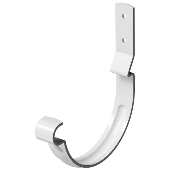 Карнизный крюк короткий D125 (гнутый) Döcke STAL PREMIUM Пломбир, (RAL 9010) купить в Аксае