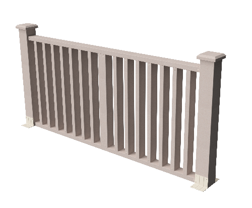 Ограждения декоративное ДПК GRINDERDECO  Риальто выбеленый дуб купить в Аксае