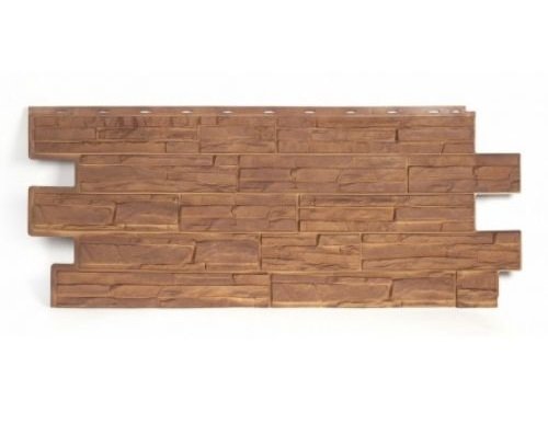 Фасадная панель T-Сайдинг-Альпийская сказка ЭКО-2 Орех купить в Аксае