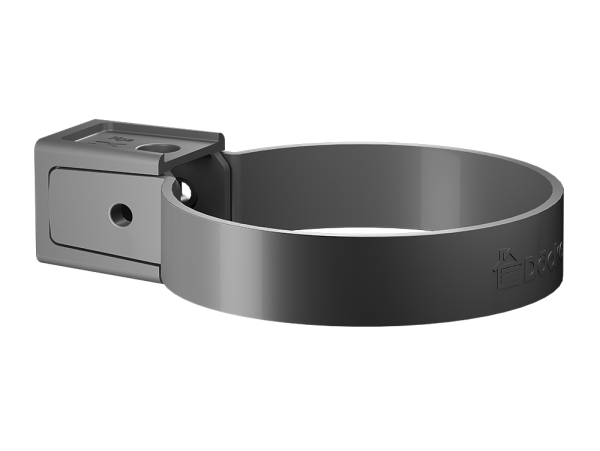 Хомут универсальный для водосточной трубы Docke Premium Графит купить в Аксае