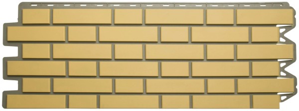 Фасадная панель Альта-Профиль, Кирпич Клинкерный, Желтый купить в Аксае
