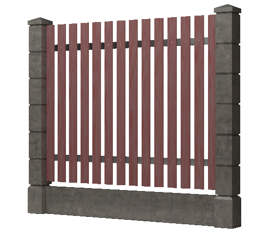 Заборная доска GRINDERDECO, ДПК, шлифованная Мербау купить в Аксае