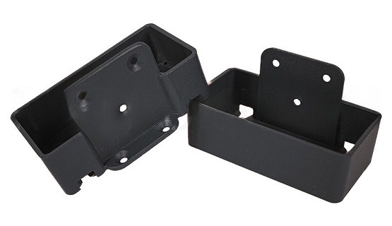 Крепление перил прямое из алюминия GardenParkett Графит купить в Аксае