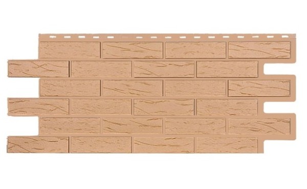 Фасадная панель T-Siding Кирпич Саман Эко Крем купить в Аксае