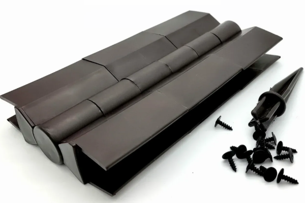 Угловой элемент поворотный, пластиковый от 60° до 300° для доски 225х30 мм из ДПК коричневый Holzhof  купить в Аксае