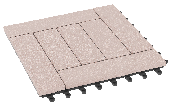 Модульный паркет ДПК GRINDERDECO Комфорт 6 Выбеленный дуб купить в Аксае