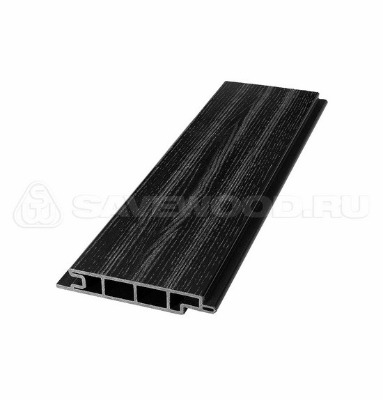 Террасная доска из ДПК SW Padus радиальный распил «SaveWood» черный купить в Аксае