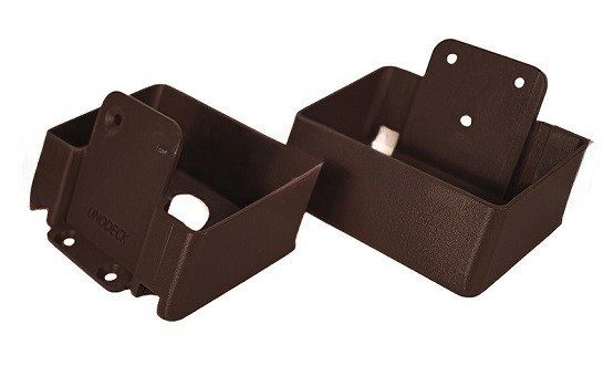 Крепления перил наклонное из алюминия GardenParkett Венге купить в Аксае